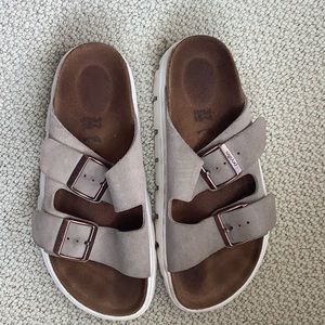 Birkenstock Arizona Papillio platform sandals size 37